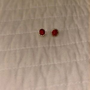 COPY - COPY - red kendra scott earrings